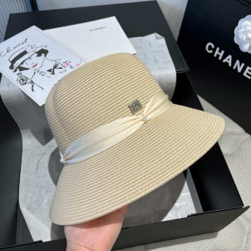 Dior New Women's Fashion Straw Hat Basin Hat Size: 57cm