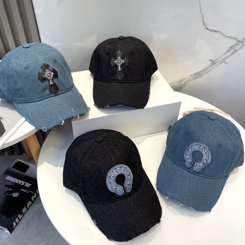 Chrome Hearts New Personalized Washed Cowboy Baseball Hat
