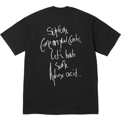 Supreme New Aphex Twin Short Sleeve Casual Versatile T-shirt