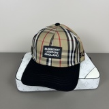 Burberry New Couple Embroidered Logo Baseball Hat