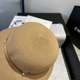 Dior New Women's Fashion Straw Hat Basin Hat Size: 57cm