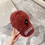 Chrome Hearts Classic Cross Distressed Baseball Hat Duck Tongue Hat