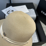 Dior New Women's Fashion Straw Hat Basin Hat Size: 57cm