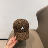 Chrome Hearts Retro Embroidered Cross Leopard Baseball Hat