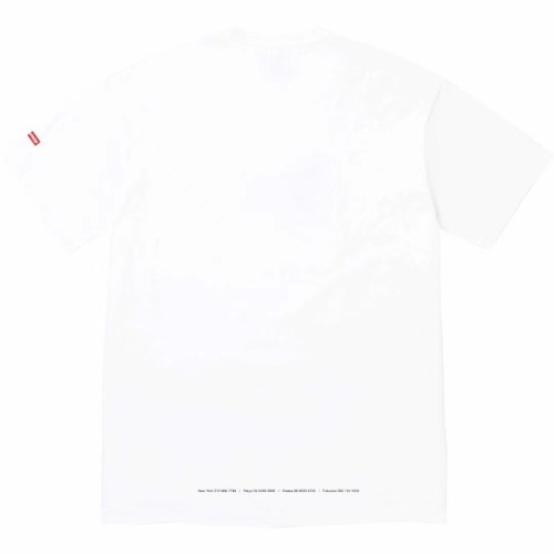Supreme New Time Tunnel Printed Short Sleeve Unisex Casual T-shirt