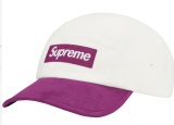 Supreme Fashion Suede Visor Baseball Hat Duck Tongue Hat
