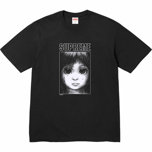Supreme Margaret Keane Teardrop Short Sleeve Versatile Casual T-shirt