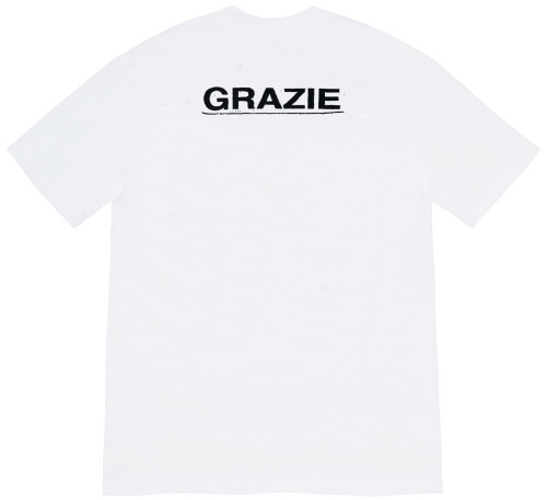 Supreme Classic Milan Box Logo Printed Short Sleeve Couple Casual T-shirt