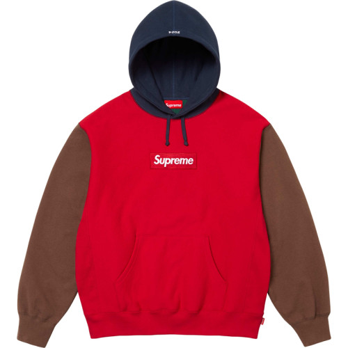 Supreme New Fashion Embroidered Logo Casual Hooded Sweatshirt