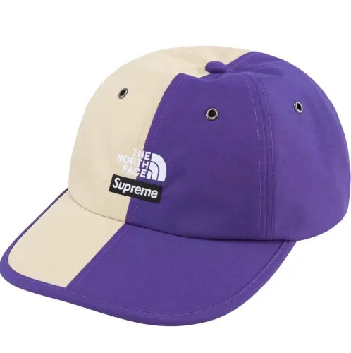 Supreme x The North Face New Couple Color Blocked Baseball Hat