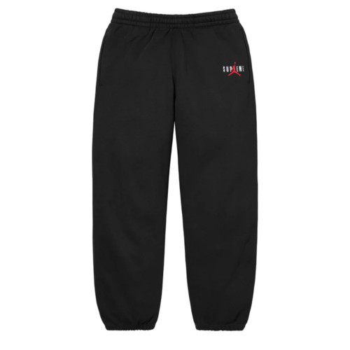 Supreme xJordan Classic Embroidered Logo Casual Pants