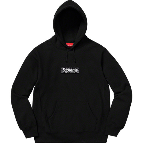 Supreme Unisex Fashion Cashew Flower Embroidered Hooded Sweatshirt