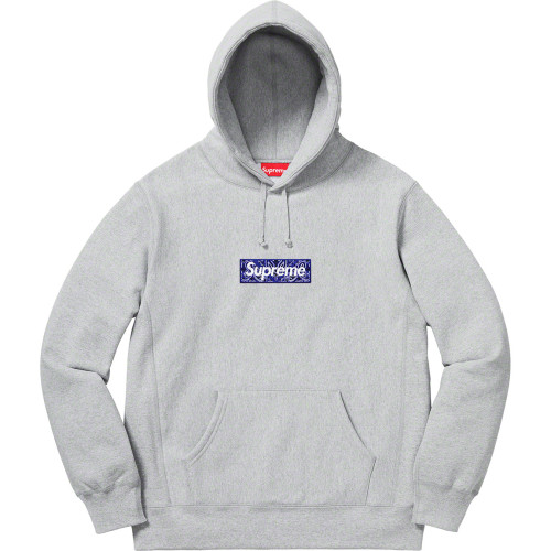 Supreme Unisex Fashion Cashew Flower Embroidered Hooded Sweatshirt