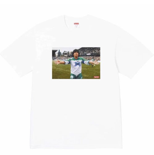 Supreme New Fashion Printed Short Sleeve Versatile Casual T-shirt
