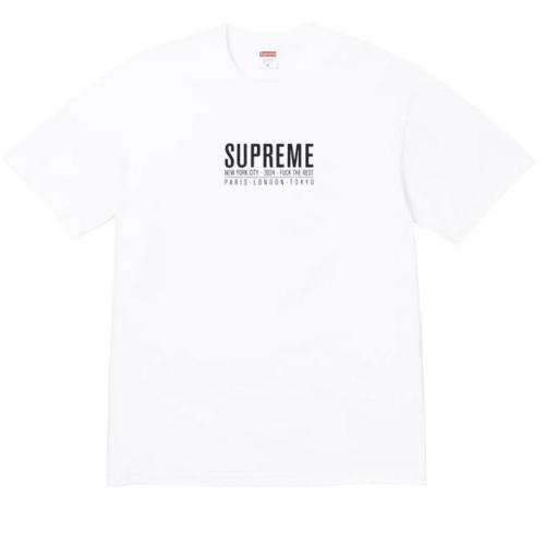 Supreme Classic Logo Printed Short Sleeve T-shirt