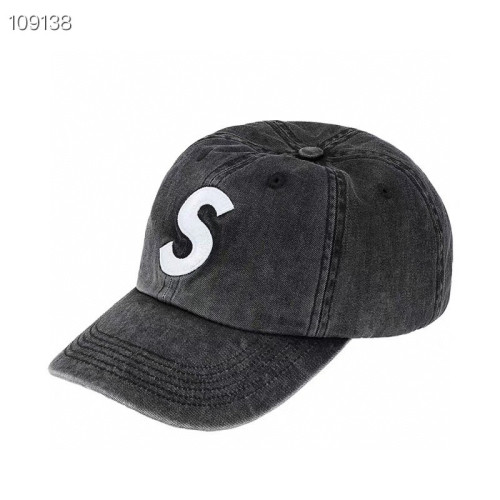Supreme Unise Embroidered Logo Baseball Hat Duck Tongue Hat