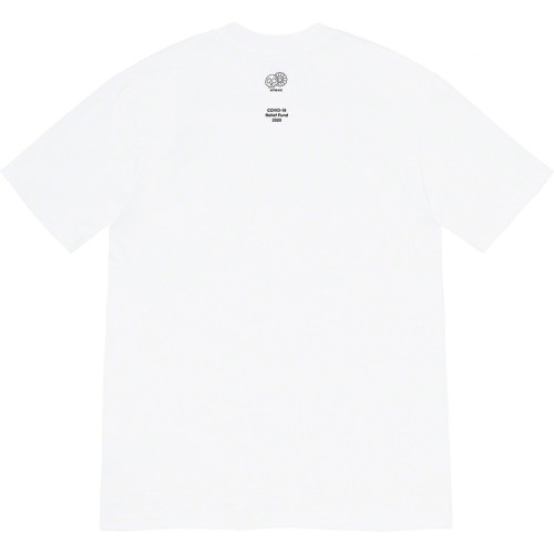Supreme Fashion Logo Printed COVID-19 Charity Short Sleeve T-shir