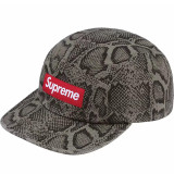 Supreme New Retro Washed Chino Leather Button Baseball Hat
