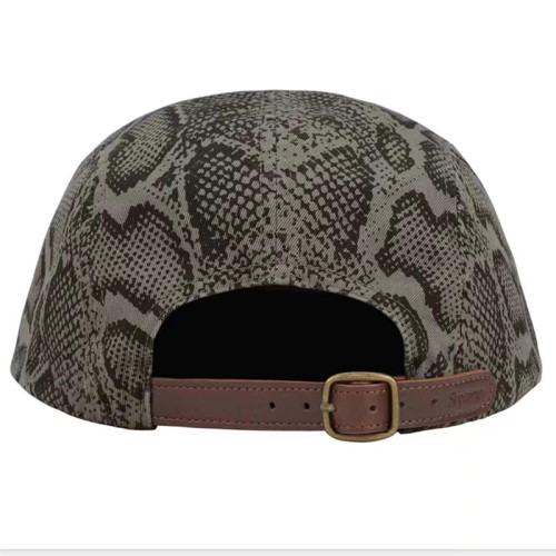 Supreme New Retro Washed Chino Leather Button Baseball Hat