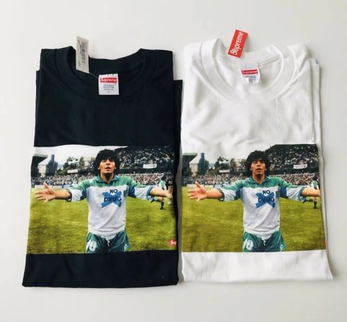 Supreme New Fashion Printed Short Sleeve Versatile Casual T-shirt