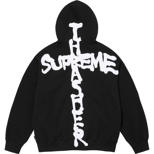 Supreme New Classic Personalized Cross Logo Hooded Zipper Sweatshirt