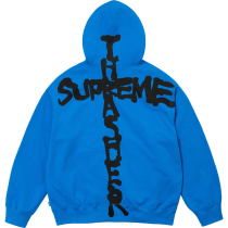 Supreme New Classic Personalized Cross Logo Hooded Zipper Sweatshirt