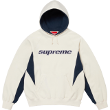 Supreme Classic Embroidered Logo Color Blocked Hooded Sweatshirt