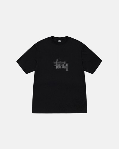Stussy Fashion Reflects Phantom Logo Printed Casual Short Sleeve T-shirt