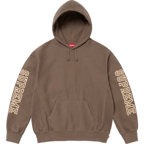 Supreme New Classic Logo Hooded Casual Sweatshirt