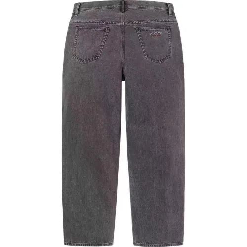 Supreme High Street Retro Washed Outdated Casual Jeans