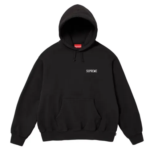 Supreme New Classic Logo Letter Printed Hooded Sweatshirt