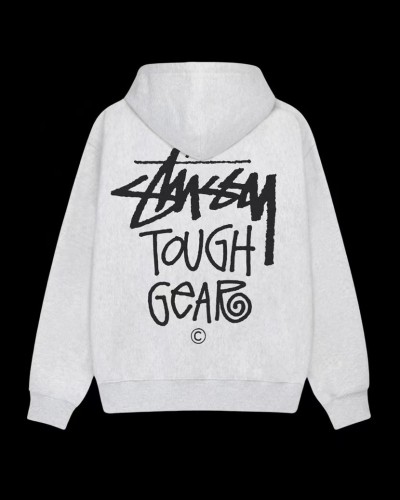 Stussy Classic Logo Printed Drawstring Hoodie Sweatshirt