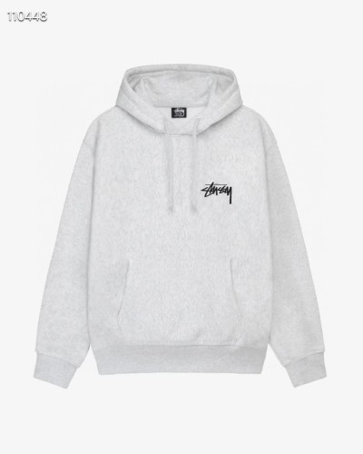 Stussy New Fashion Couple Cherry Printed Fleece Hoodie Sweatshirt