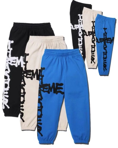 Supreme Classic Cross Logo Casual Sports Pants