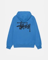 Stussy Classic Logo Printed Fleece Casual Sweatshirt