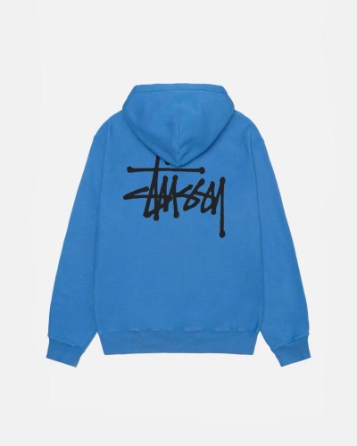 Stussy Classic Logo Printed Fleece Casual Sweatshirt