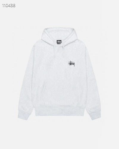 Stussy Fashion Couple Logo Letter Printed Pocket Drawstring Hoodie