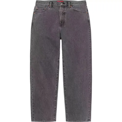 Supreme High Street Retro Washed Outdated Casual Jeans