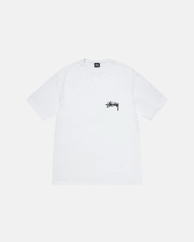 Stussy Fashion Cherry Printed Casual Short Sleeve T-shirt