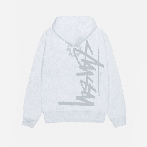 Stussy Classic Couple Logo Letter Printed Zipper Hoodie Sweatshirt
