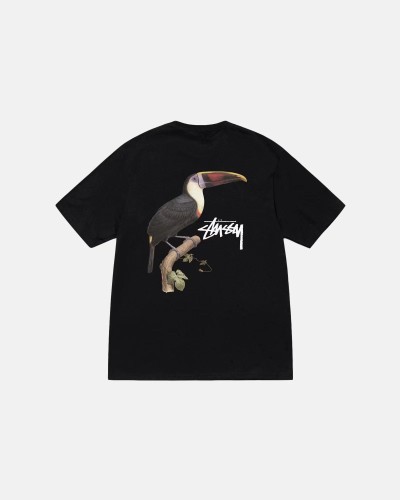 Stussy Fashion Toucan Logo Printed Casual Short Sleeve T-shirt