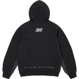 Supreme Classic Embroidered Logo Color Blocked Hooded Sweatshirt