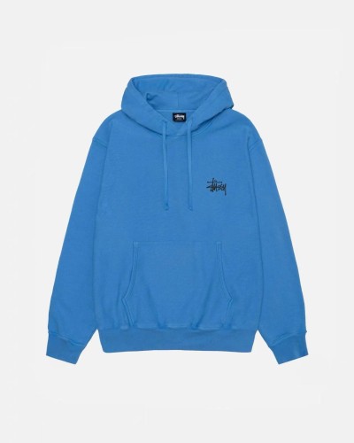 Stussy Classic Logo Printed Fleece Casual Sweatshirt