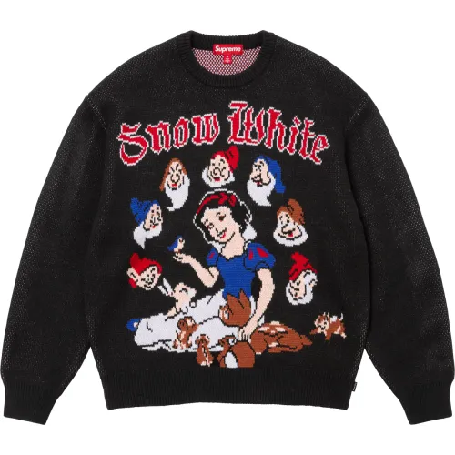 Supreme Fashion Snow White Fairy Tale Casual Sweater