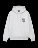 Stussy Classic Logo Printed Drawstring Hoodie Sweatshirt