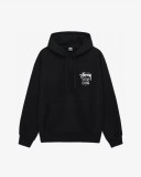 Stussy Classic Logo Printed Drawstring Hoodie Sweatshirt