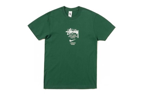 Stussy Classic Logo Printed Short Sleeve Unisex Casual Versatile T-shirt