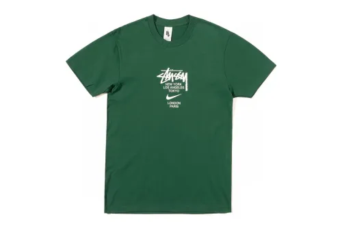 Stussy Classic Logo Printed Short Sleeve Unisex Casual Versatile T-shirt