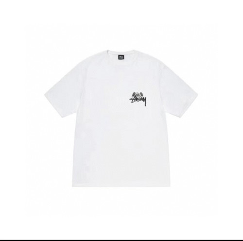 Stussy Fashion Angel 8 Ball Printed Short Sleeve Unisex Casual T-shirt