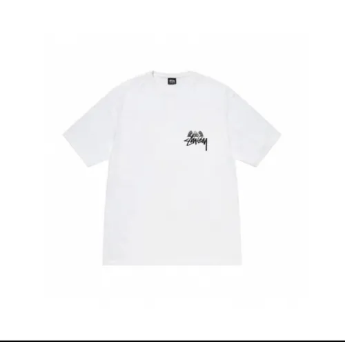 Stussy Fashion Angel 8 Ball Printed Short Sleeve Unisex Casual T-shirt